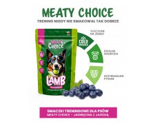 Pokusa Meaty Choice Lamb with Blueberry smaczki treningowe jagnięcina z borówką 200g