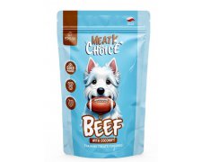 Pokusa Meaty Choice Beef With Coconut smaczki treningowe dla psów wołowina z kokosem 200g