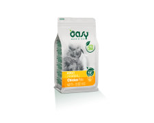 Oasy Dry Cat Adult Hairball Chicken karma dla kotów na kule włosowe z kurczakiem