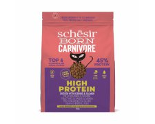 Schesir Born Carnivore karma sucha dla kotów kurczak i śledź 255g