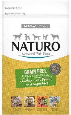 Naturo Grain Free Adult kurczak z ziemniakami i warzywami 2kg