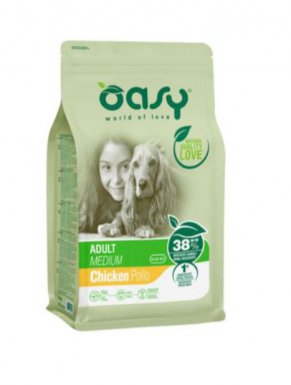 Oasy Lifestage Adult Medium karma dla szczeniąt średnich ras z kurczakiem