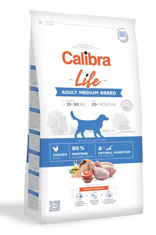 Calibra Life Adult Medium Breed Chicken karma dla psów ras średnich z kurczakiem