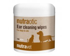 Nutravet Nutraotic Chusteczki do czyszczenia uszu 100szt.