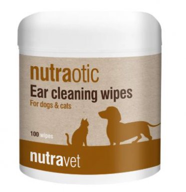 Nutravet Nutraotic Chusteczki do czyszczenia uszu 100szt.