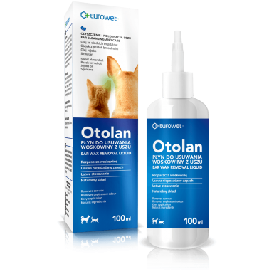 Eurowet Otolan płyn do usuwania woskowiny z uszu dla psa lub kota 100ml