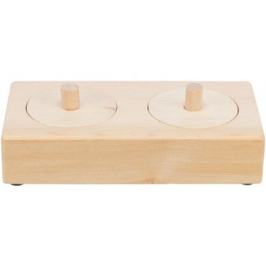Trixie Snack box zabawka edukacyjna dla szczurów królików drewno 14x3x7cm