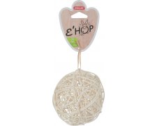 Zolux EHOP zabawka kula z naturalnego rattanu 10 cm
