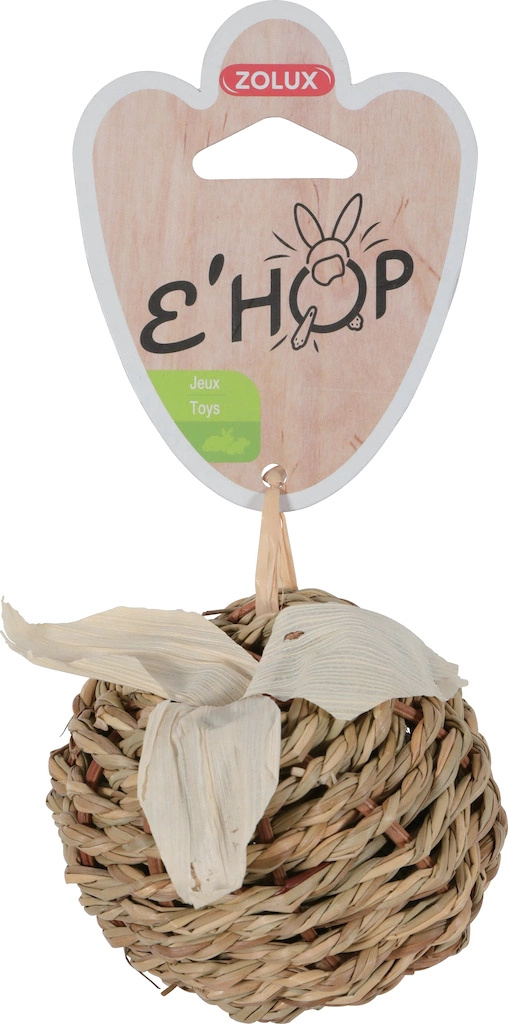 Zolux EHOP zabawka rzodkiewka z trawy morskiej 7,7x7,9x7,8cm