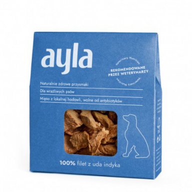 Ayla Dog Filet z uda indyka Liofilizowany przysmak dla psa 28g