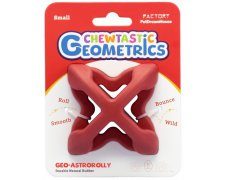 PetDreamHouse Zabawka gumowa Geo-Astro Rolly czerwona 7cm