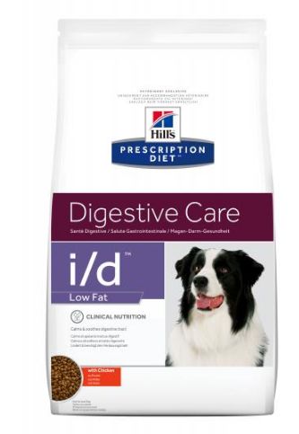 Hill's Prescription Diet i/d Canine Low Fat leczy zaburzenia przewodu pokarmowego i ogranicza nowotwory