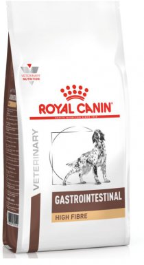 Royal Canin VD Dog Dog Gastrointestinal High Fibre zapewnia optymalną ochronę przewodu pokarmowego, działa na stres