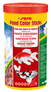 Sera Pond Color Sticks pokarm wybarwiający dla ryb stawowych