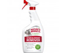 Nature's Miracle Stain & Odour Remover Cat 709ml - środek do usuwania plam z moczu i kału kota, bioenzymatyczny