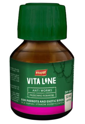 Vitapol Vitaline przeciwko rabakom dla ptaków egzotycznych 50ml