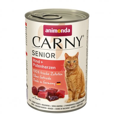 Animonda Carny Senior smakowite kawałki w pysznym sosie puszka 400g