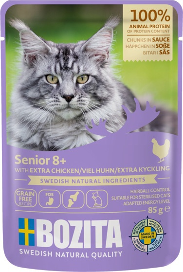 Bozita Cat Senior 8+ saszetka dla starszych kotów w sosie