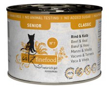 Catz Finefood Classic Senior N.07 Wołowina i cielęcina puszka 200g