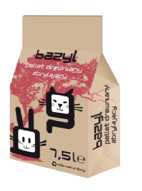 Bazyl Pellet Żwirek Drewniany Zbrylający 7,5L