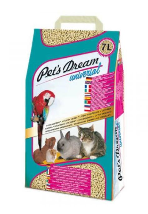 Pet's Dream Universal - żwirek dla kota gryzoni niepylący 7L