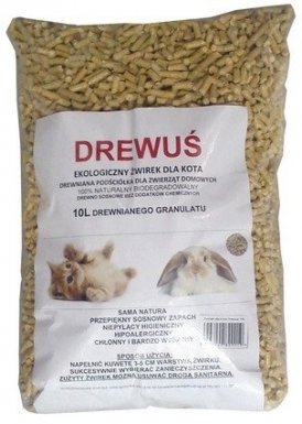 Drewuś żwirek drewniany ekologiczny