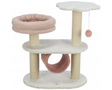 Trixie Isabella Elegancki drapak stojący dla kota biało-różowy 70cm