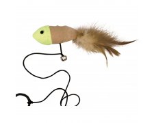 Barry King Fluorescencyjna rybka z piórkiem 8x4cm