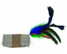 Barry King walec z piórkiem i sznurkiem 4x9,5cm