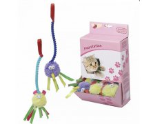 Ebi Puchate piłki na gumie zabawka dla kota 27cm 