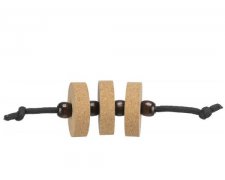 Trixie CityStyle Dyski z korka na sznurku zabawka dla kota 4x14cm