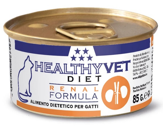 Healthy Vet Diet Kot Renal Formula puszka na niewydolności nerek 85g
