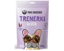 Paka Zwierzaka Trenerki dla psów z królikiem 120g