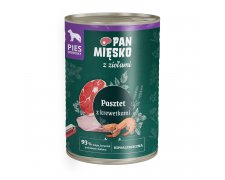 Pan Mięsko pasztet z krewetkami i ziołami 93% mięsa krewetek podrobów i bulionu karma mokra dla psa