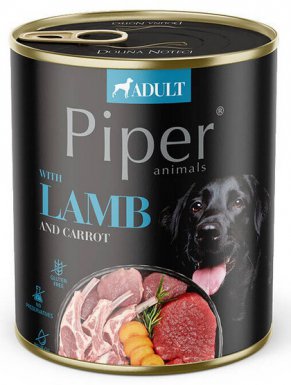 Piper Adult Jagnięcina, marchew puszka dla psa 800g