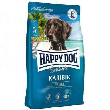 Happy Dog Sensible Karibik Bezzbożowa karma z rybą morską dla wrażliwych pod względem żywieniowym smakoszy