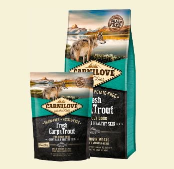 Carnilove Dog Fresh Adult Carp & Trout z karpiem i łososiem