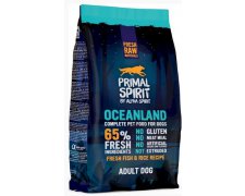 Primal Spirit Oceanland Fresh Adult Dog bezglutenowa i bezbożowa karma z rybą i kurczakiem 65% mięsa