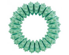 Trixie Mintfresh Ring Natural Rubber Zabawka ring gumowy dla psa 12cm zielony