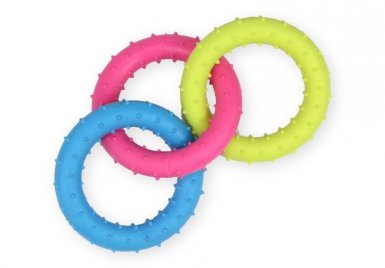 Pet Nova TPR 3-rings z gumy termoplastycznej 18,5cm