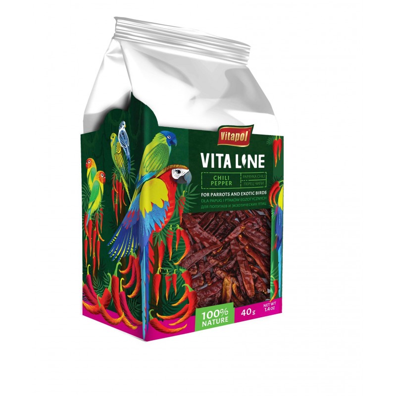 Vitapol Vitaline Papryka Chili dla papug 4x40g