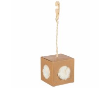 Trixie Pudełko z szarpanką do gniazda dla gryzoni kapok i karton 9x9x9 cm 6g
