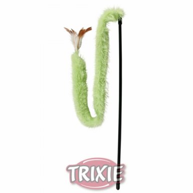 Trixie Play Pole- wędka z pluszowym ogonem do zabawy z kotem