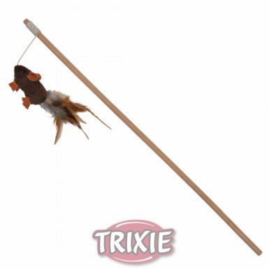 Trixie Play Pole- mysz na wędce do zabawy z kotem 50cm