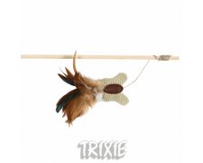 Trixie Wędka motylek z piórkami i kocimiętką