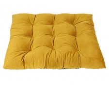 MIMIKO Pets Legowisko Poducha Velvet 100x70cm musztarda