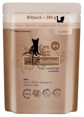 Catz Finefood bezzbożowa NO.9 dziczyzna puszka dla kota