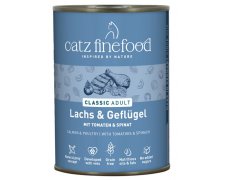 Catz Finefood NO.5 bezzbożowa łosoś i drób puszka dla kota