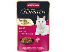 Animonda Vom Feinsten Feines mit Filets bezzbożowa karma dla kotów filet w sosie 85g