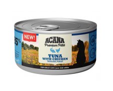 Acana Cat Premium Pate Tuna & Chicken bezzbożowa puszka z tuńczykiem i kurczakiem 85g